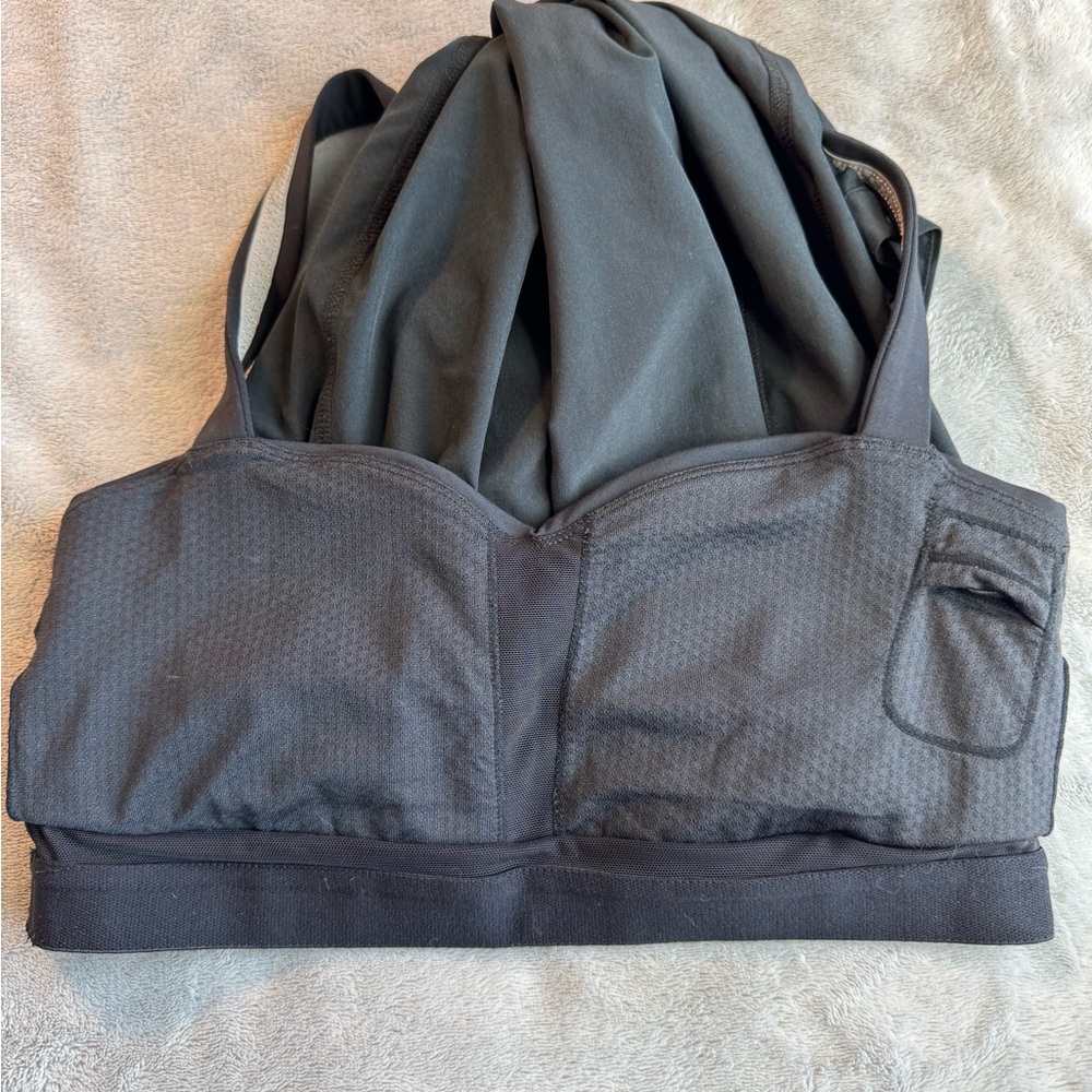 Lululemon Run Illuminate Dress Solid Black Size 6 - Picture 5 of 11
